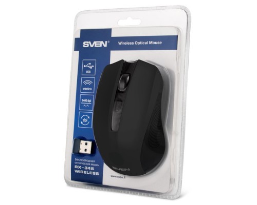 Мышь SVEN RX-345 Wireless Black