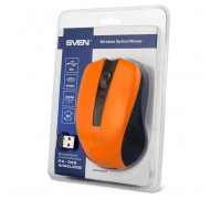 Мышь SVEN RX-345 Wireless Orange